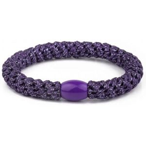 Banditz Haarelastiekje en Armband Purple Glitter