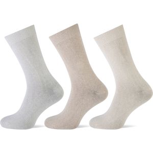 Teckel Sokken Katoen Multi Beige 36-42