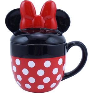 Disney - Minnie Mouse vormige mok met deksel - 425ml