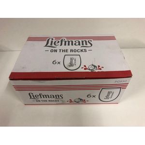 6x 25cl liefmans fruitesse on the rocks glas bierglas bierglazen bier glas glazen