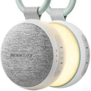 Draagbare Geluidmachine met Nachtlampje - 20 Rustgevende Geluiden, Geluidstherapie en Timer voor Baby