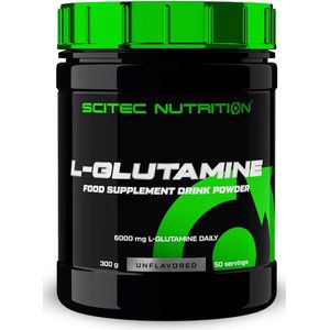Scitec Nutrition® - L-Glutamine (300 gram) - 50 doseringen - glutamine poeder - aminozuren - sportsupplement