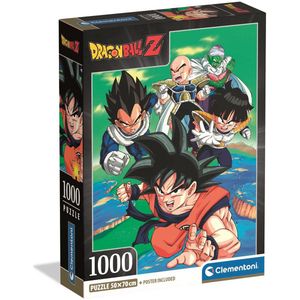 Clementoni - Puzzel - 1000 Stukjes - Dragon Ball Z - Compact Box