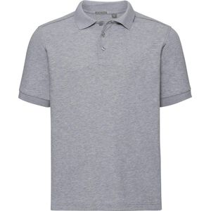 Russell Heren Poloshirt op maat Pique Polo (Licht Oxford Grijs)