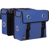 Willex Dubbele Bisonyl Fietstas 30 L Blauw