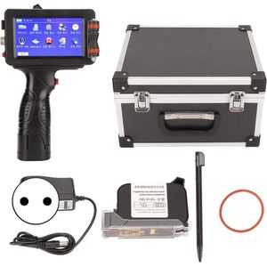 Draagbare Handheld-inkjetprinter met 43-inch LED-touchscreen Sneldrogend Printen voor Foto's van Datumlabels