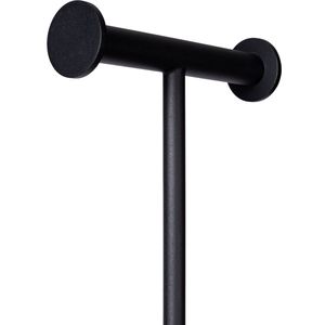 Atmooz - Kapstok Spike - Hoogte 165 cm - Zwart - Metaal - Elegant - Minimalistisch