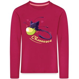 Miraculous Plagg Houdt Van Kaas Camembert Premium T-Shirt Kinderen Met Lange Mouwen