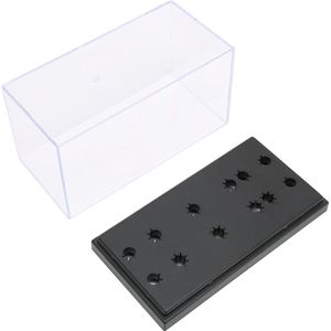 Fonograafkop Opbergdoos - Transparante Shell - Rechthoekige High End - Fonograafkop Lange Naaldrek - Display Sample Box - Compatibel met Universele Head Shell .