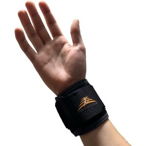 Medical Brace Polsversteviger - Wrist Wrap - Per Stuk - One Size - Zwart