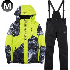 Bovista Skipak - SkiBroek - Skijas - Ski Suit - Wintersport - Heren - 2-Delig - Groen - Maat M