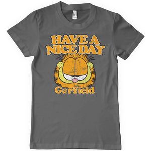 Garfield Have A Nice Day T-Shirt Dark-Grey-S