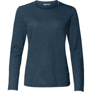 Vaude Women´s Essential LS T-Shirt - Outdoorshirt - Dames - Lange mouwen - Blauw - Maat 40