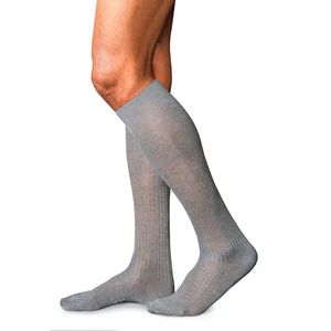 FALKE No. 10 Pure Fil d Ecosse herensokken - antraciet (anthracite mel.)