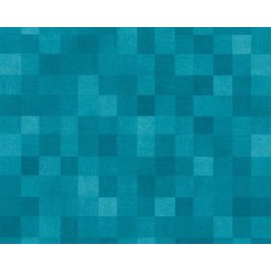 BLOKJES BEHANG - Blauw - AS Creation California