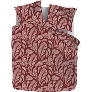 Zydante - Dekbedovertrek - Rood - Tweepersoons - 200x200 cm - Microvezel