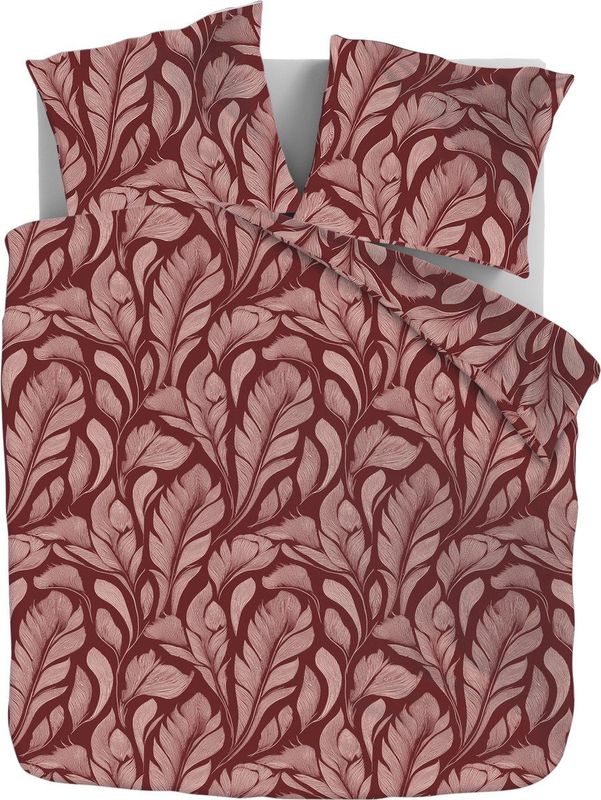 Zydante - Dekbedovertrek - Rood - Tweepersoons - 200x200 cm - Microvezel