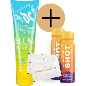 Devoted Creations - H.I.M. Surf + 2 Your Sun Shots + 2 Verfrissingsdoekjes