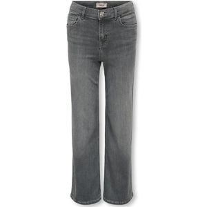 ONLY - KOGMADISON blush wide jeans - Grijs - Maat 146