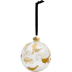 Riviera Maison Kerstbal Goud - Petit Bird Ornament - Ø12cm