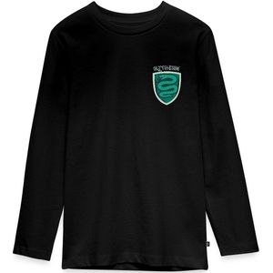 Harry Potter Slytherin Logo small Premium T-Shirt Tiener Met Lange Mouwen