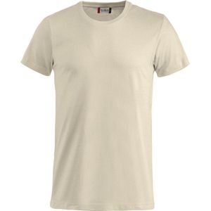 Basic-T bodyfit T-shirt 145 gr m2 licht beige