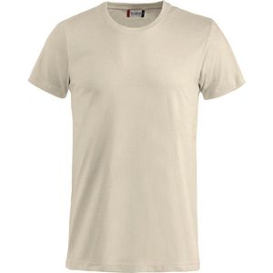 Basic-T bodyfit T-shirt 145 gr/m2 licht beige 4xl