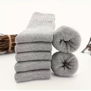 5 Paar 100% wollen Heren Sokken - kasjmier Wol mix - Dikke Winter Sokken - Zacht, Warm & Luxe