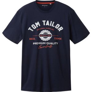 TOM TAILOR logo tee Heren T-shirt - Maat L