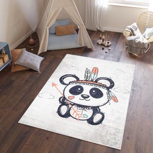 Tapiso Emma Vloerkleed Kinderkamer Babykamer Kleed Panda Speelmat- 160x230