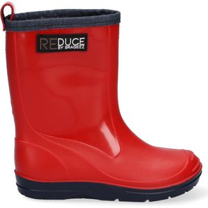 Braqeez 121960-541 Uni Regenlaarzen - Rood - PVC - - Duurzaam/Recyclebaar
