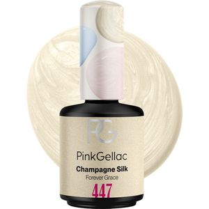 Pink Gellac Gellak - 447 Champagne Silk 15ml - Gele Gel Nagellak - Gellac - Gel Nagels Producten - Bruiloft Editie