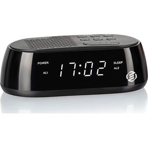 Equivera Wekkerradio Op Netstroom - Klokradio - Wekkerradio - Klokradio Met Wekker - Wekkerradio Dab - Wekker Dab Radio