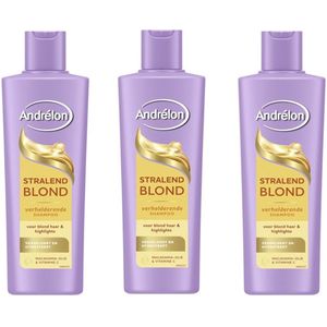 Andrélon - Stralend Blond - Shampoo - 3 x 250 ml