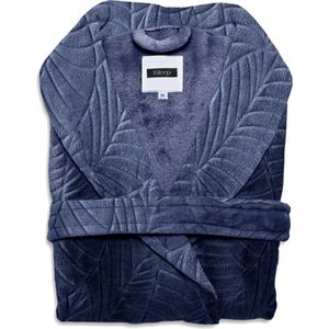 iSleep Leaf Badjas Lang - Maat XL - Indigo Blue