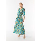 comma - Maxi-jurk - V-hals - 100% Viscose