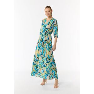 comma - Maxi-jurk - V-hals - 100% Viscose