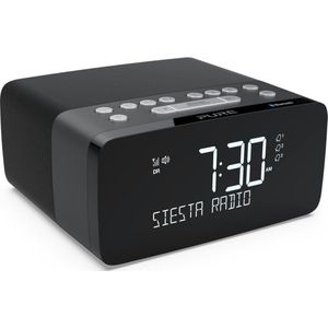 Pure Siesta Charge Wekkerradio - DAB+ Radio en Bluetooth - Zwart