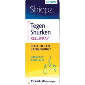 Shiepz Anti Snurk Keelspray 23,5 ml - 50 Doseringen