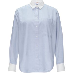 Overhemdblouse - Katoen - Lange Mouwen