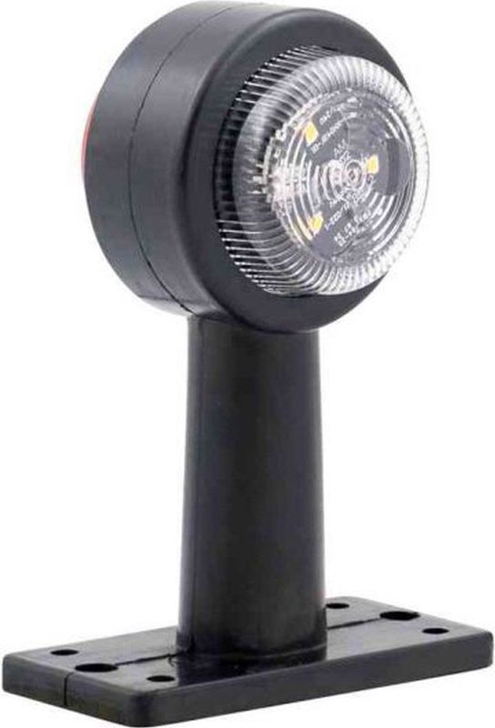 LED Breedtelamp - Rood/Wit - 11 cm - Recht - 0-30V - TRAILERGEAR