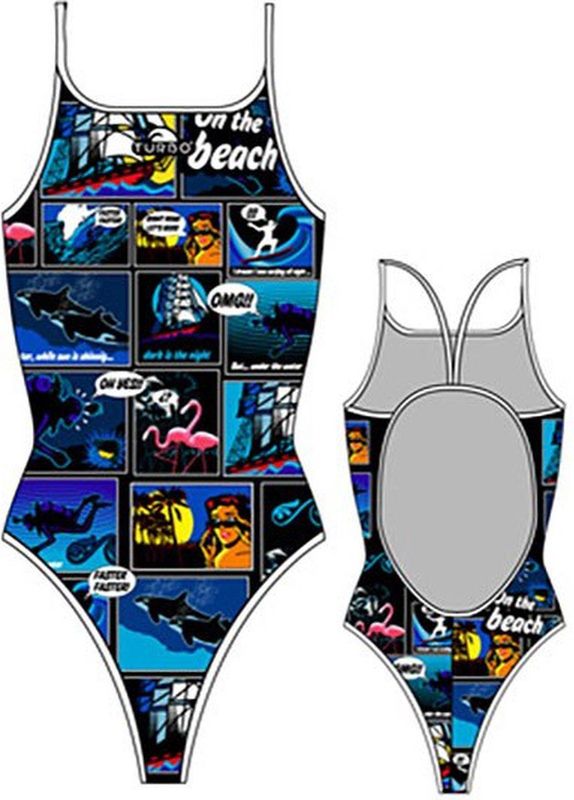 Turbo New Comic Badpak Met Dunne Bandjes