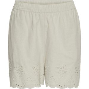 Pieces Broek Pcalmina Mw Embroidery Shorts Bc 17149520 Birch Dames Maat - L