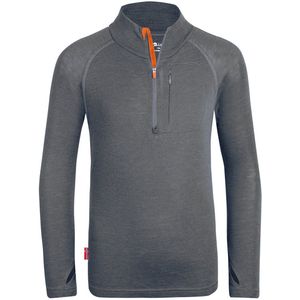 Trollkids - KIDS LOFOTEN HALF ZIP - Sweatshirt - Grijs - Jongens, Meisjes