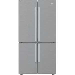Beko GN1406231XBN - Amerikaanse koelkast Zilver