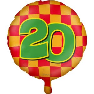 Paperdreams - Folieballon Happy Party 20 jaar (45 cm)