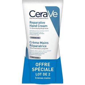 CeraVe Herstellende handcrème, verpakking van 2 x 50 ml