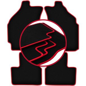 CARLUX-RED automatten voor: Daewoo Matiz hatchback (1997-2007)