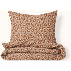Dekbedovertrekset - Flanel - Leopard - 120 x 150 cm
