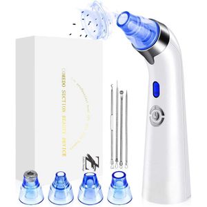 ZoeZo Design - Blackhead Remover - Poriënreiniger - Mee-eter Verwijderaar - Gezichtsreinigingsapparaat - Inclusief 4 opzetstukken - Gezichtsverzorging - Huidverzorging - Gezichtsmasker - Acne Behandeling